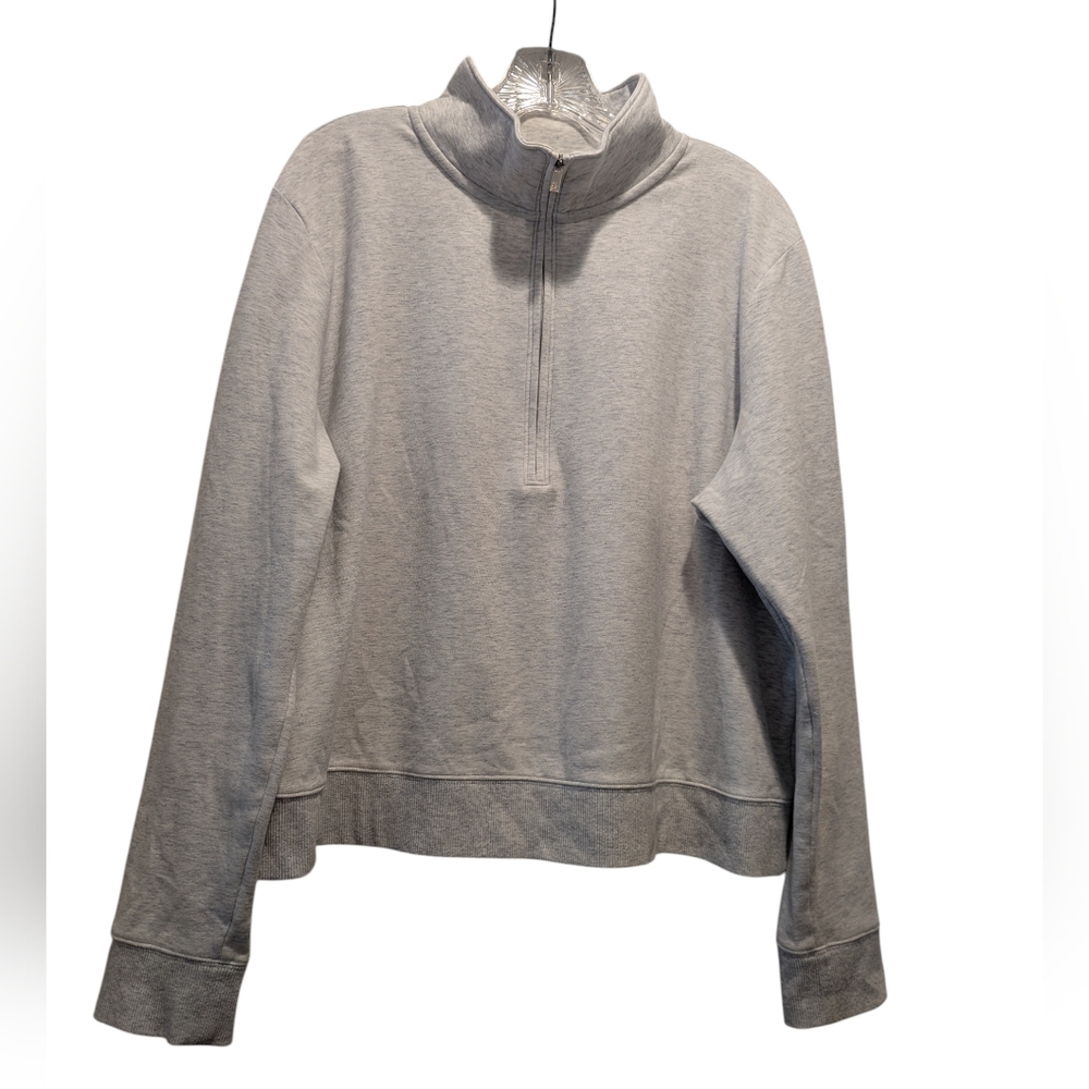 Travis Matthew Women’s Gray Half Zip Cloud Fleece Pullover Sweatshirt XXL *NWOT